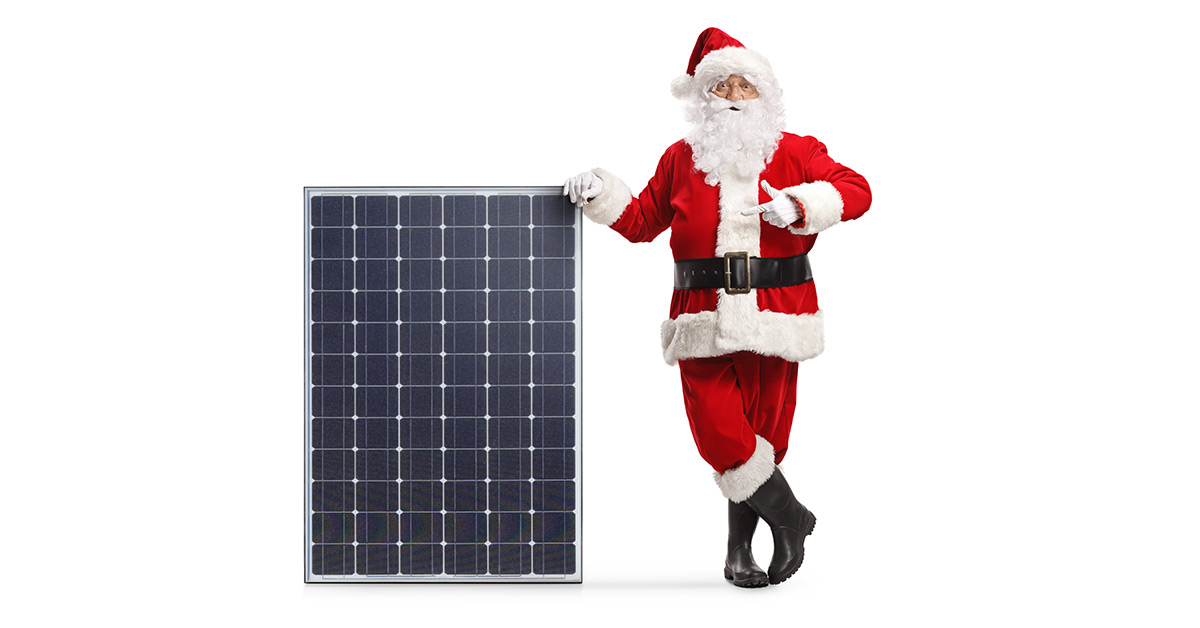 Der Weihnachtsmann und sein Wunsch nach einer klimafreundlichen Immobilie